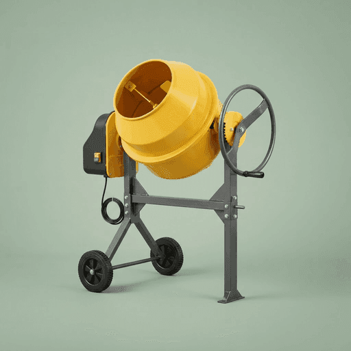 Portable Electric Concrete Mixer